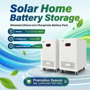 30kwh LiFePO4 Battery for Solar Storage